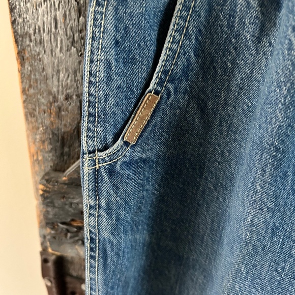 Women's Vintage Gitano Front Pleated Stone Wash Jeans - Picture 3 of 4